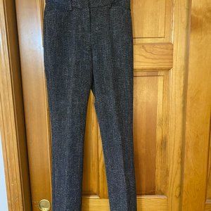 Express Black/white Trousers Boot Cut